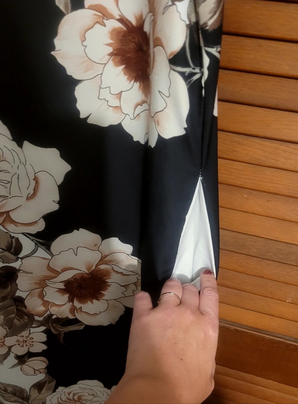 Floral Tank Maxi Dress Black White Neutral Tones Size XL - Picture 6 of 8